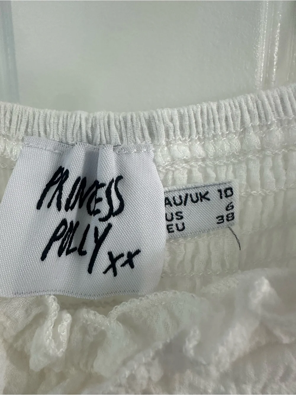 Princess Polly White Ruffle Mini Dress - Picture 3 of 3
